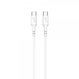 Gear Kabel USB-C till USB-C 0.5m Vit