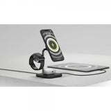 Zens 4-in-1 MagSafe/Watch Wireless Charging Station Svart