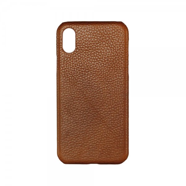 Onsala iPhone X/Xs Skal Äkta Läder Brun