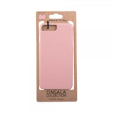 Onsala iPhone 6/6S Plus/iPhone 7 Plus/iPhone 8 Plus Skal Äkta Läder Rosa