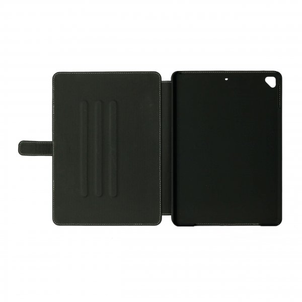 Onsala iPad 9.7 (gen 5/6) Fodral Äkta Läder Svart