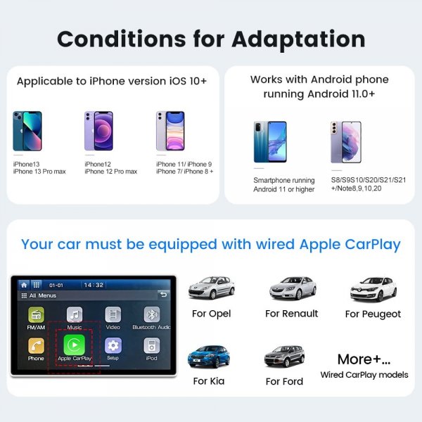 Carlinkit T-Box Plus 64GB AI Box Android Auto/Carplay TV