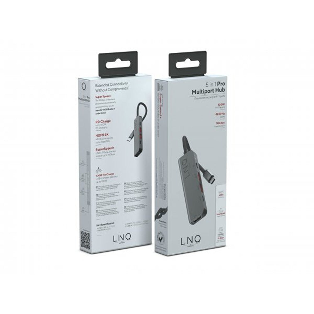 LINQ 5 in 1 PRO USB-C Multiport Hub