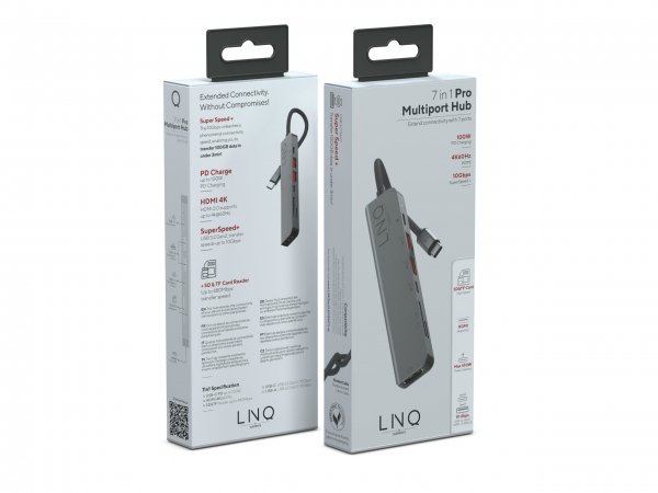 LINQ 7 in 1 PRO USB-C Multiport Hub