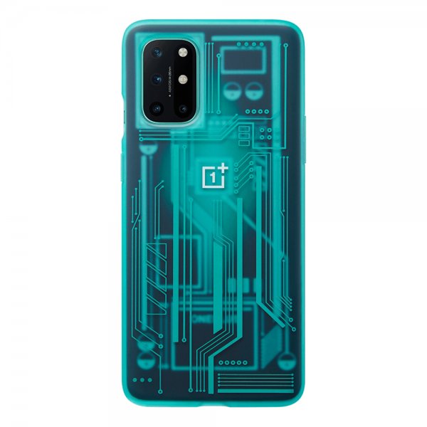 OnePlus Original 8T Skal Quantum Bumper Case Cyborg Cyan