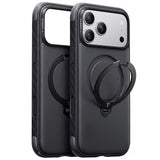 Torras iPhone 18 Pro Skal Ostand Q3 Rugged Jet Black
