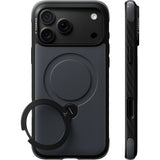 Torras iPhone 18 Pro Skal Ostand Q3 Rugged Jet Black