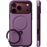 Torras iPhone 18 Pro Max Skal Ostand Q3 Rugged Plum Purple