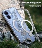Torras iPhone 17 Skal Ostand Q3 Spin Transparent
