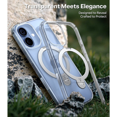 Torras iPhone 17 Skal Ostand Q3 Spin Transparent