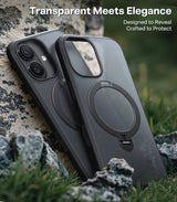 Torras iPhone 17 Skal Ostand Q3 Spin Obsidian Black