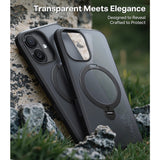 Torras iPhone 17 Skal Ostand Q3 Spin Obsidian Black