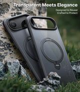 Torras iPhone Air Skal Ostand Q3 Spin Obsidian Black