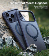 Torras iPhone 17 Pro Max Skal Ostand Q3 Spin Deep Blue
