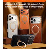 Torras iPhone 17 Pro Max Skal Ostand Q3 Vegskin Pearl Gray