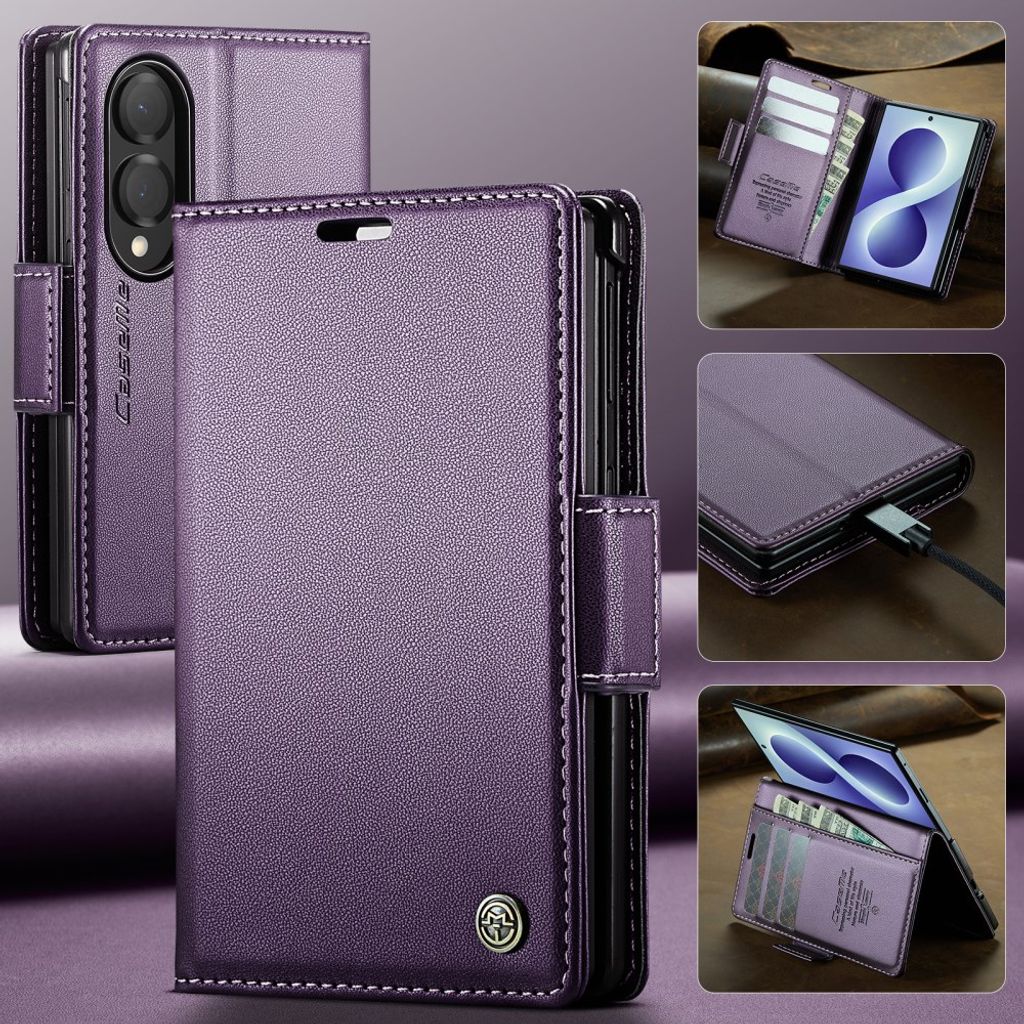 CaseMe Samsung Galaxy Z Fold 8 Fodral 023 Series Lila