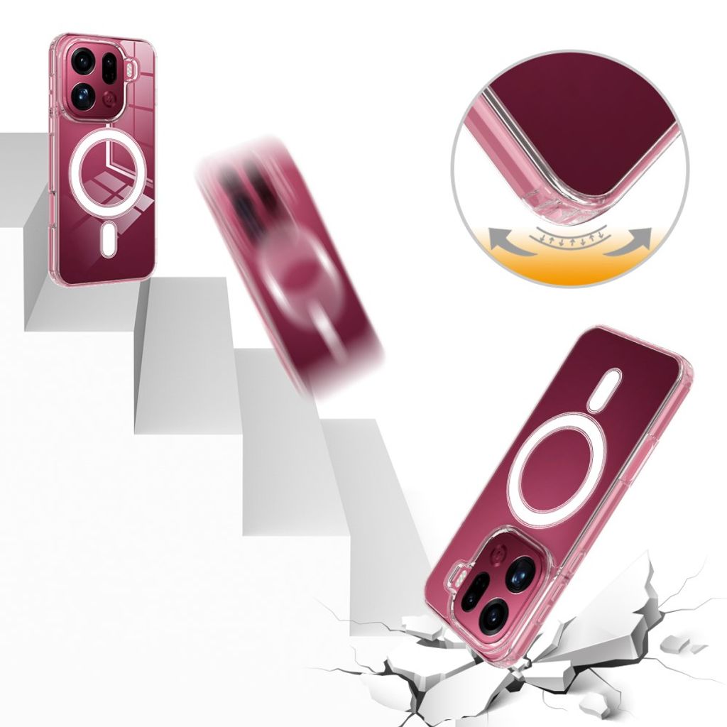 Oppo Find X9 Pro Skal MagSafe Transparent