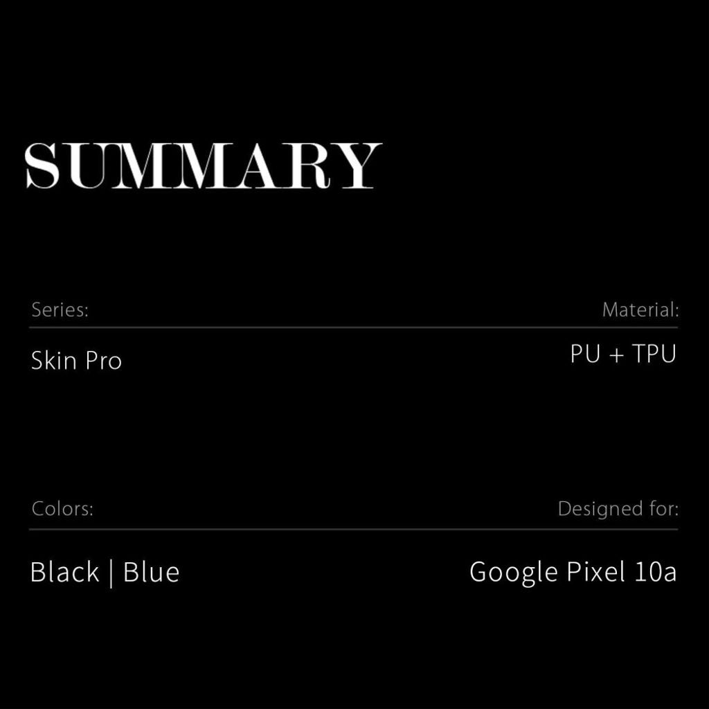 Dux Ducis Google Pixel 10a Fodral Skin Pro Series Svart