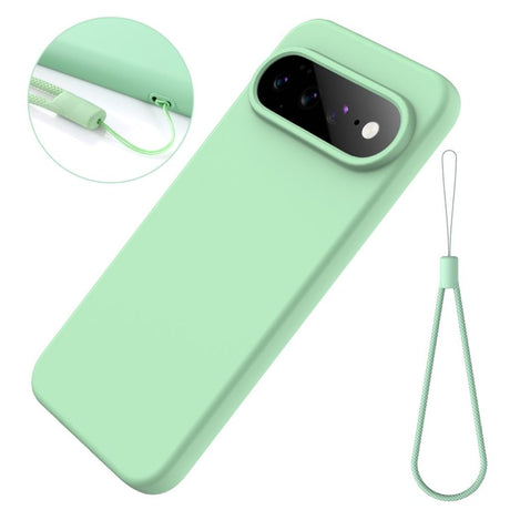 Google Pixel 11 Pro XL Skal med Strap Silikon Grön