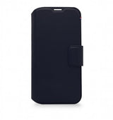 Decoded iPhone 14 Pro Fodral Leather Detachable Wallet Navy