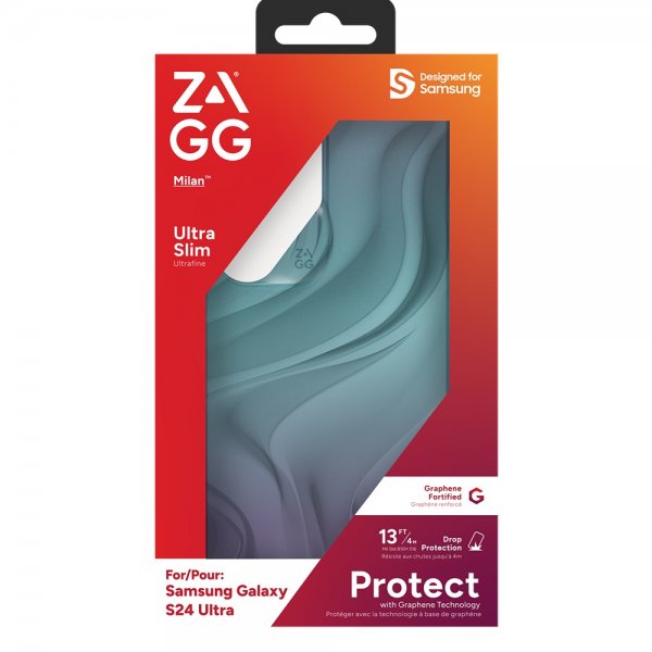 ZAGG Samsung Galaxy S24 Ultra Skal Milan Deep Aurora