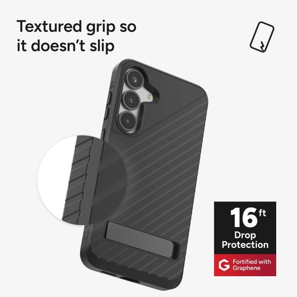 ZAGG Samsung Galaxy S25 Plus Skal Denali Kickstand Svart