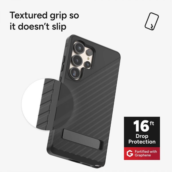 ZAGG Samsung Galaxy S25 Ultra Skal Denali Kickstand Svart