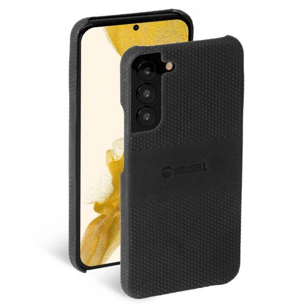 Krusell Samsung Galaxy S22 Plus Skal Leather Cover Vintage Black
