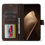 Lc.Imeeke Xiaomi 17T Pro Fodral med Kortfack Stativfunktion Mörkbrun