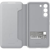Samsung Original Galaxy S22 Plus Fodral Smart LED View Cover Light Gray
