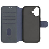 Rvelon iPhone 17 Fodral 4 Kortfack MagSafe Blå