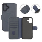 Rvelon iPhone 17 Fodral 4 Kortfack MagSafe Blå