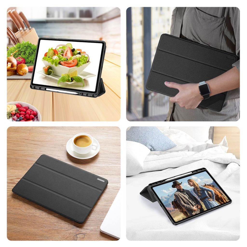 Dux Ducis Samsung Galaxy Tab S12 Plus Fodral DOMO Series Svart