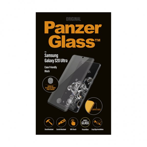 PanzerGlass Samsung Galaxy S20 Ultra Skärmskydd CaseFriendly Fingerprint