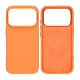 iPhone 17 Pro Skal Silikon MagSafe Stativ Orange