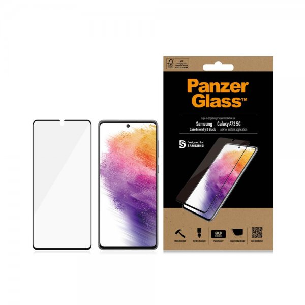 PanzerGlass Samsung Galaxy A73 Skärmskydd Case Friendly