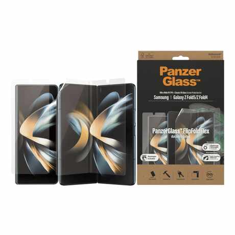 PanzerGlass Samsung Galaxy Z Fold 4/Fold 5 Skärmskydd FlipFoldFlex Ultra-Wide Fit TPU + Classic Fit Glass