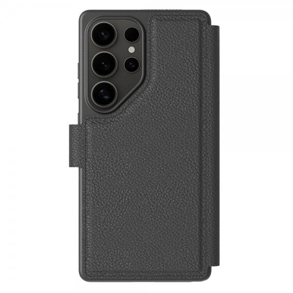 agood company Samsung Galaxy S25 Ultra Fodral Cirkulärt Plånboksfodral Svart