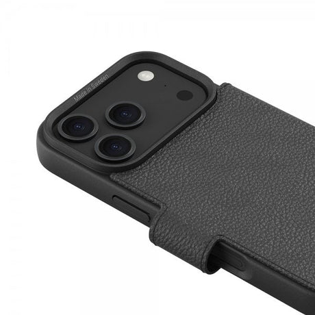 agood company iPhone 17 Pro Max/iPhone 18 Pro Max Fodral Cirkulärt Plånboksfodral Svart