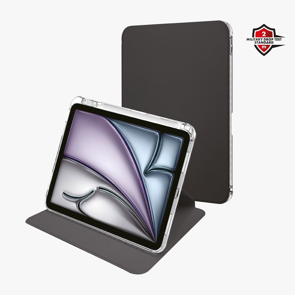 X2O iPad Air 11 (M2/M3/M4) Fodral 2in1 Mag Folio 360 Svart