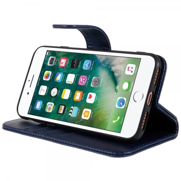 Nordic Covers iPhone 7/8/SE Fodral Essential Leather Heron Blue