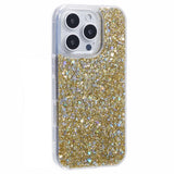 Nordic Covers iPhone 16 Pro Skal Sparkle Series Citrine Gold