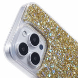 Nordic Covers iPhone 16 Pro Skal Sparkle Series Citrine Gold