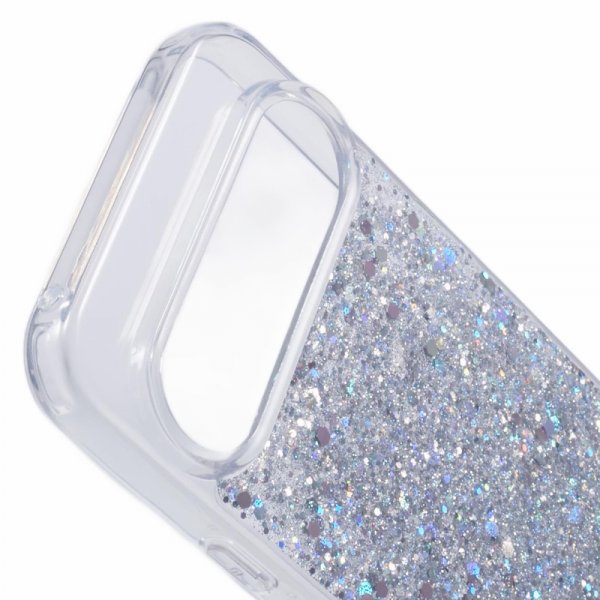 Nordic Covers Google Pixel 9/Pixel 9 Pro Skal Sparkle Series Stardust Silver