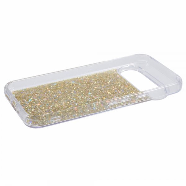 Nordic Covers Google Pixel 9/Pixel 9 Pro Skal Sparkle Series Citrine Gold