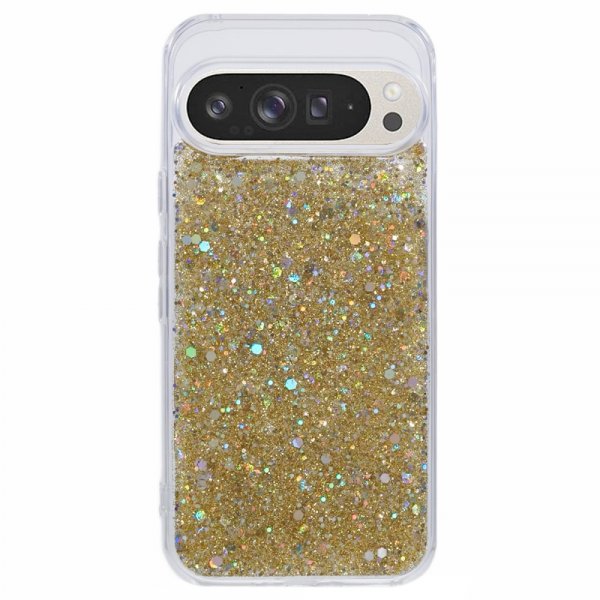 Nordic Covers Google Pixel 9 Pro XL Skal Sparkle Series Citrine Gold
