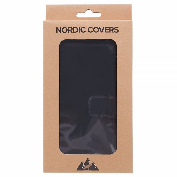 Nordic Covers Samsung Galaxy A16 Fodral Essential Leather Raven Black