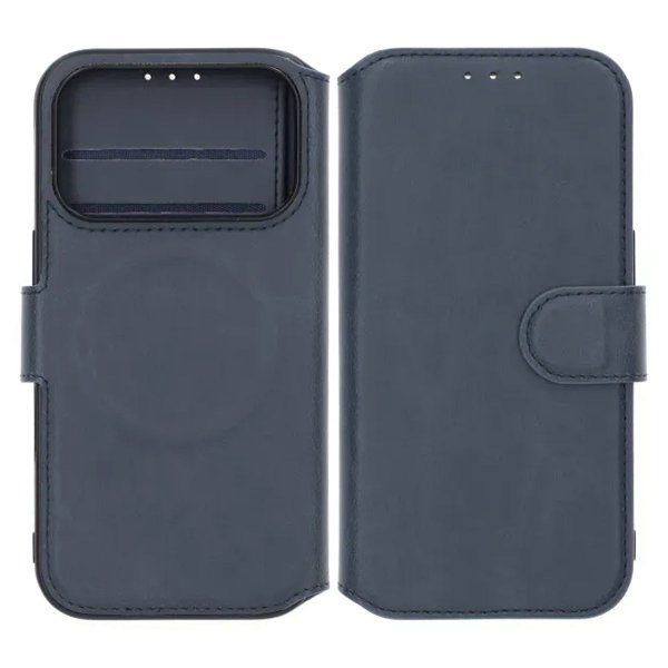 Rvelon iPhone 17 Pro Fodral 4 Kortfack MagSafe Blå