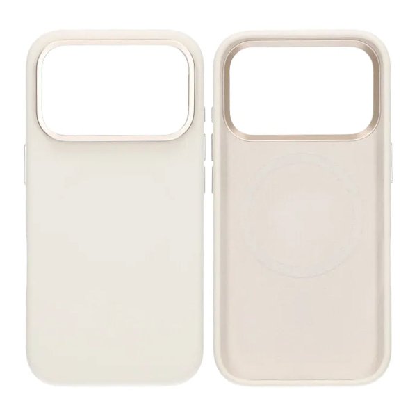 iPhone 17 Pro Max Skal Silikon MagSafe Stativ Vit