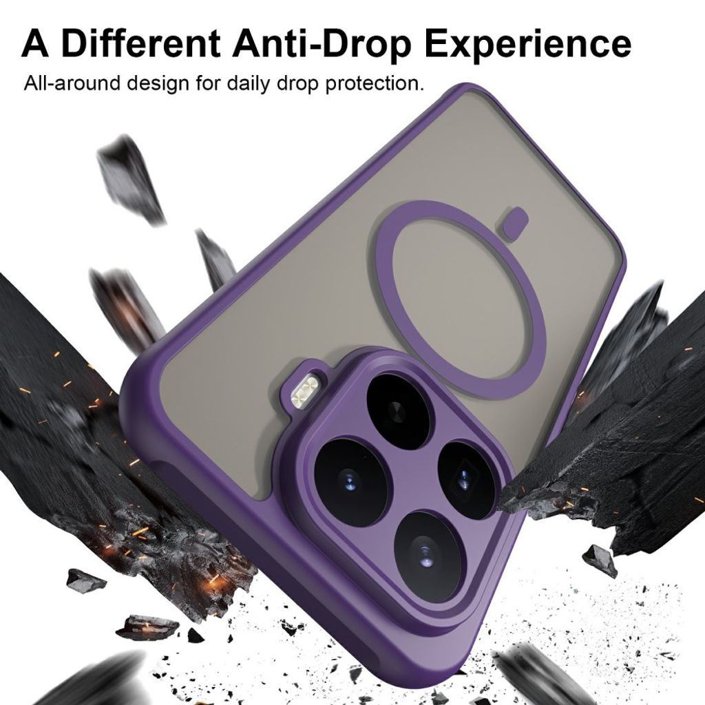 Xiaomi 17T Pro Skal Frostad MagSafe Lila